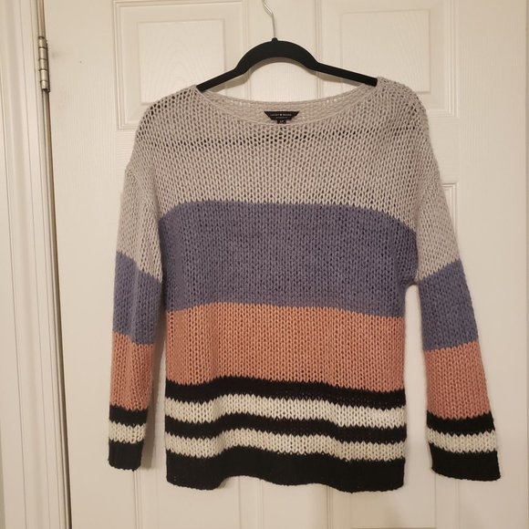 Lucky Brand Bold Stripe Pullover - Picture 2 of 2